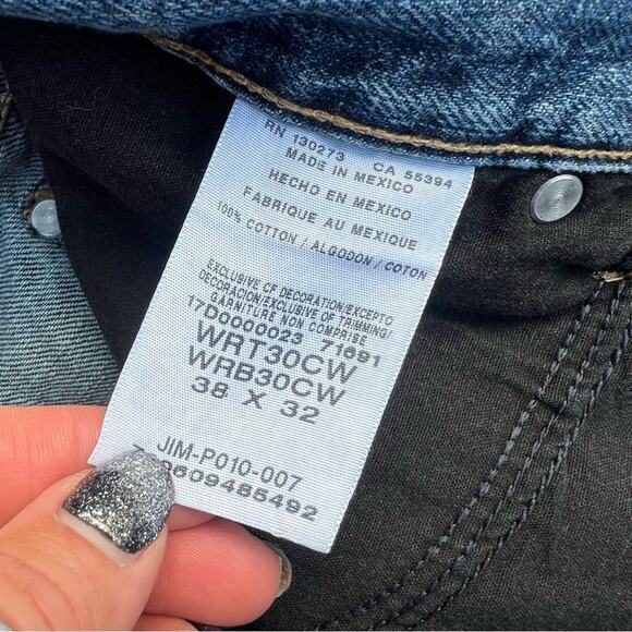 Wrangler Retro 38x32 Relaxed Straight Jeans Creek Wash - Picture 7 of 7